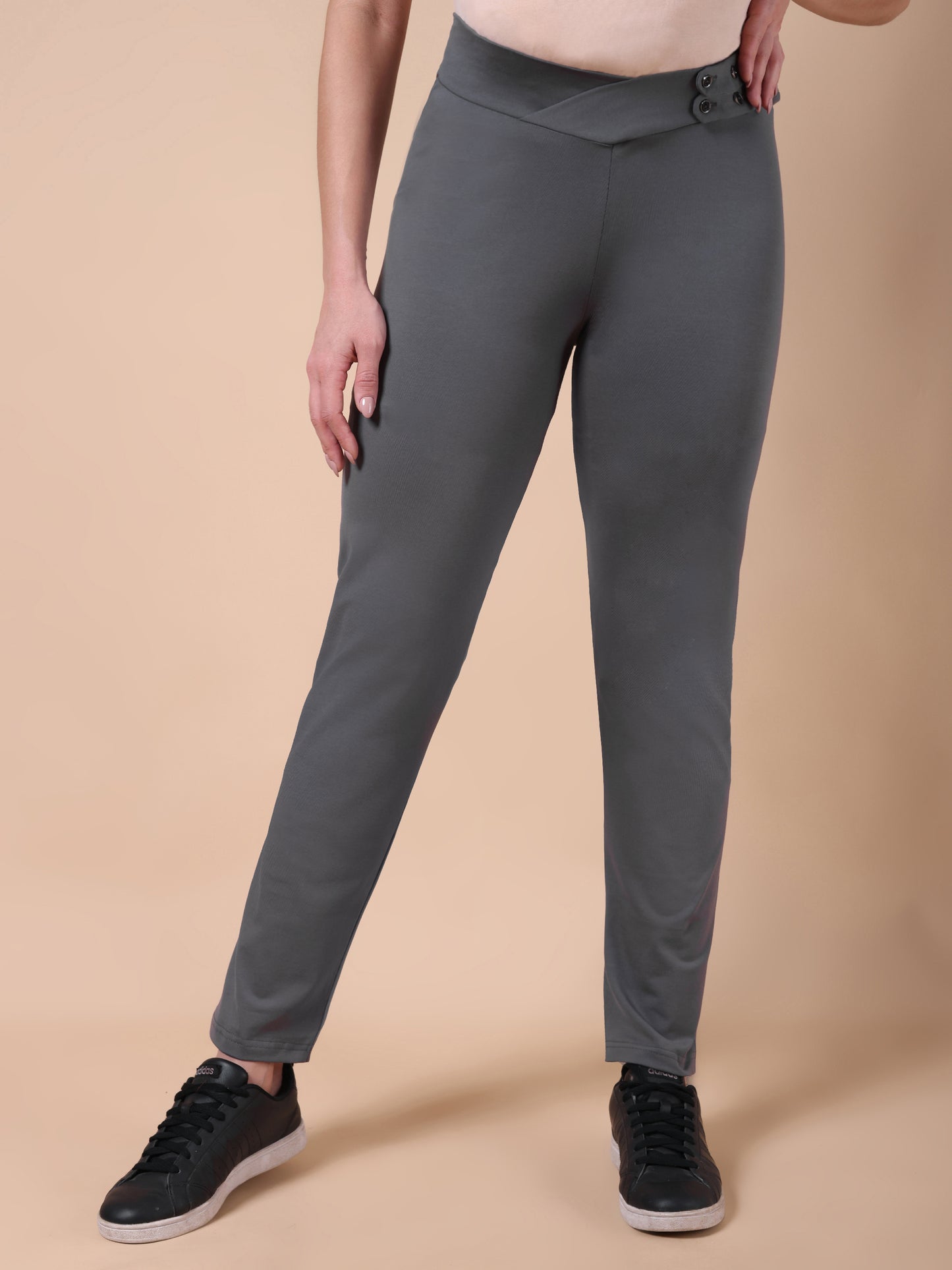 Maternity Comfy Pant - Adjustable waist Grey