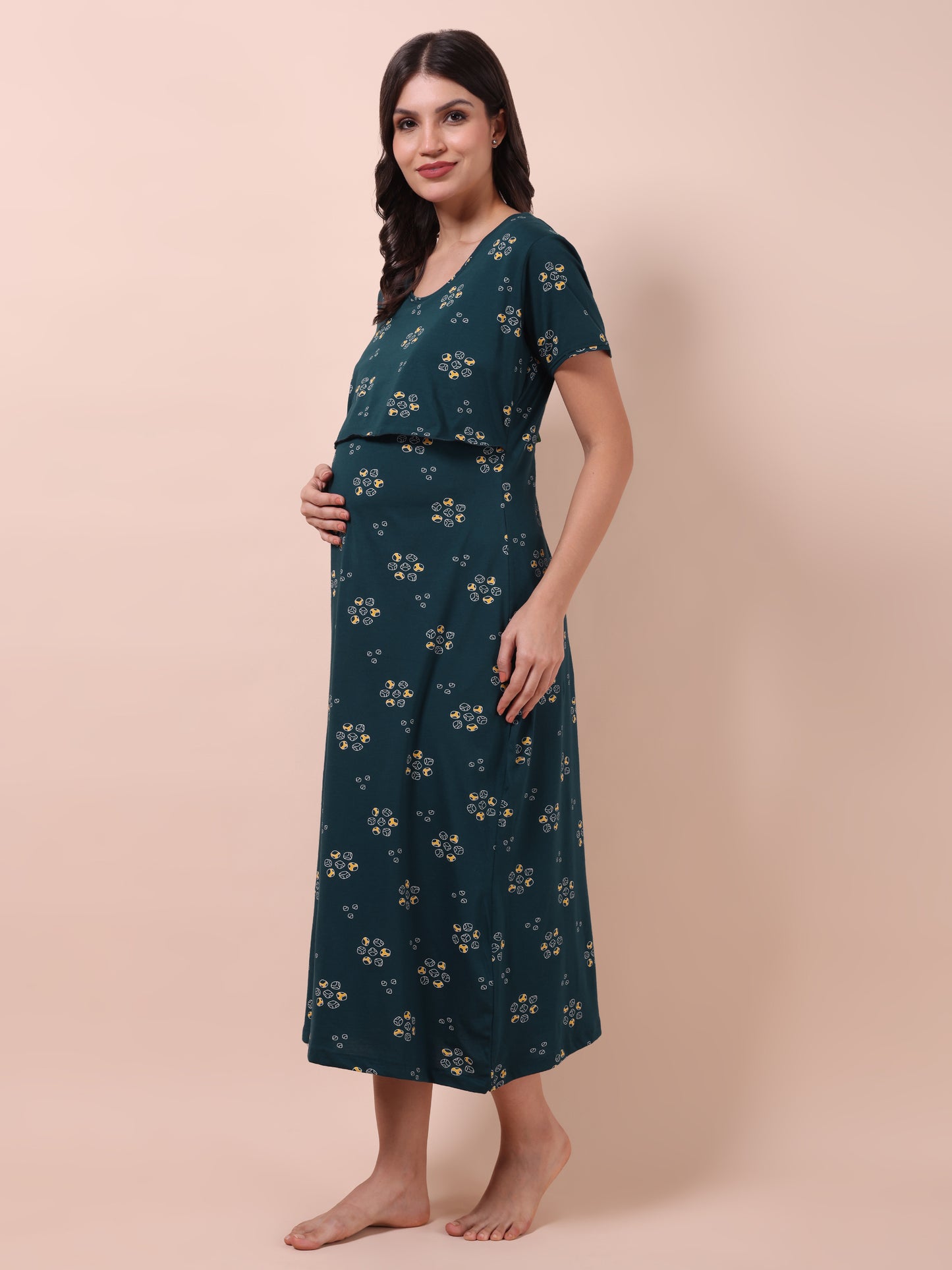 Harvest Green Maternity and Lounge Nighty