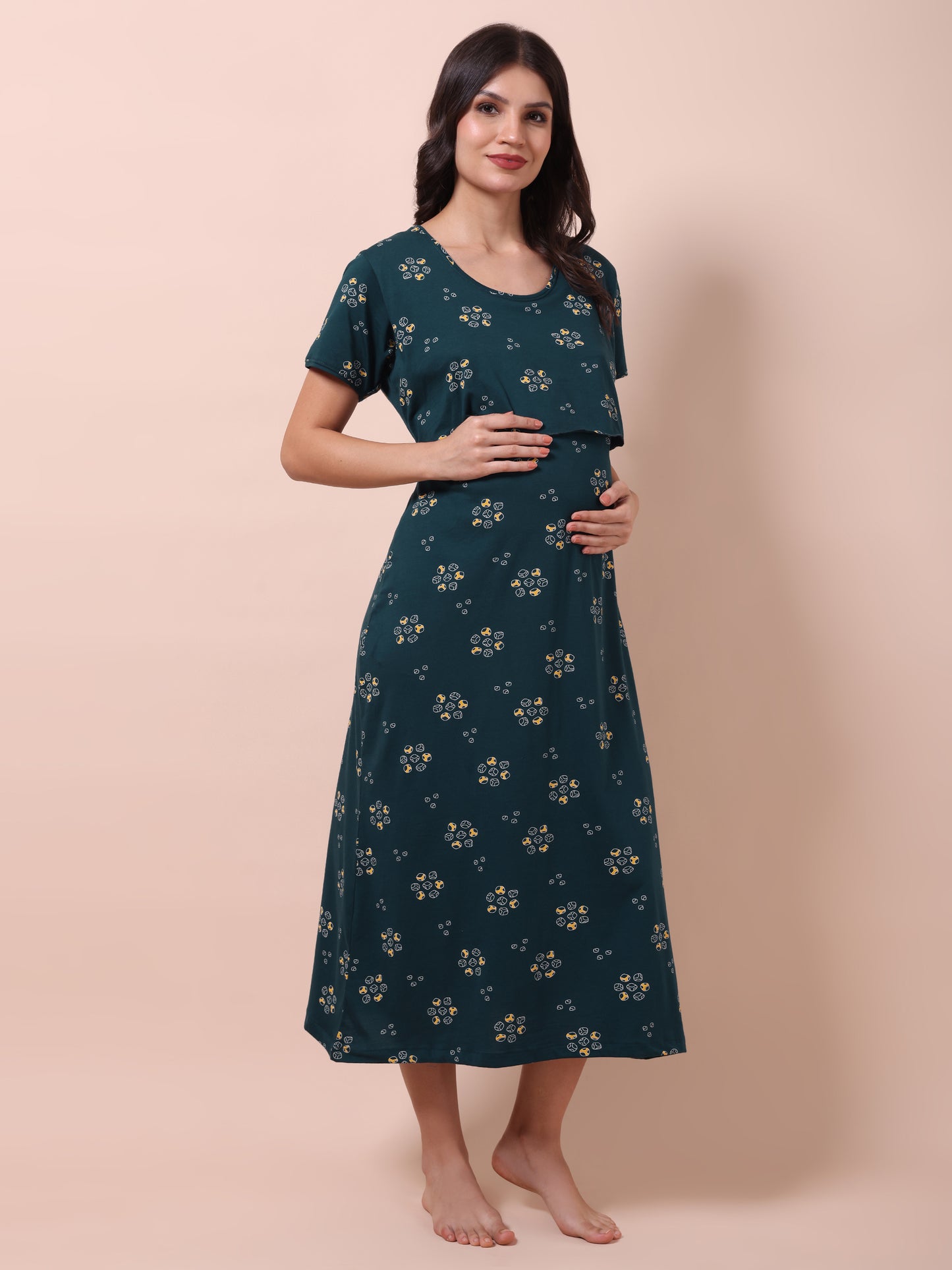 Harvest Green Maternity and Lounge Nighty