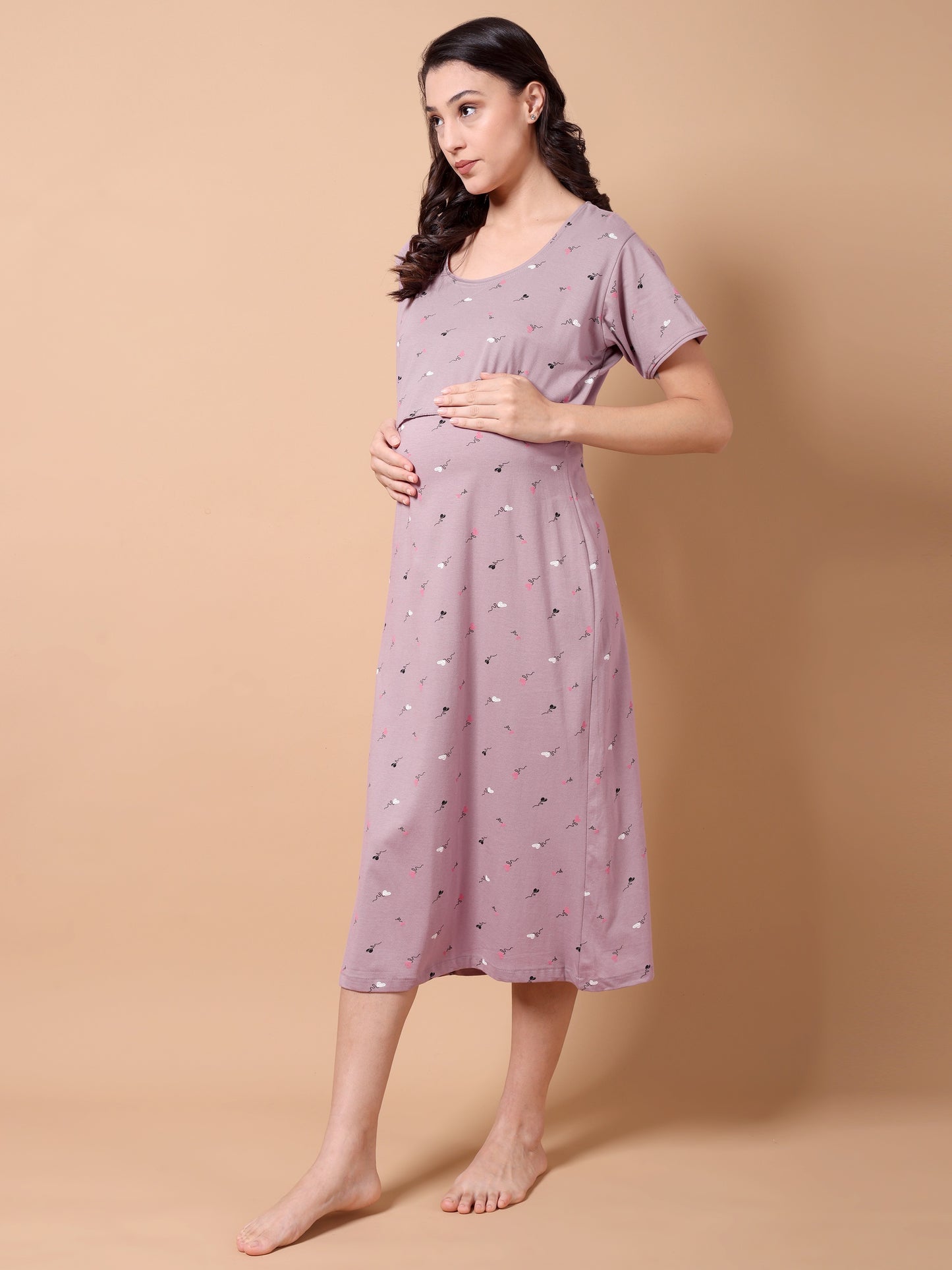 Petal shade Maternity and Lounge Nighty