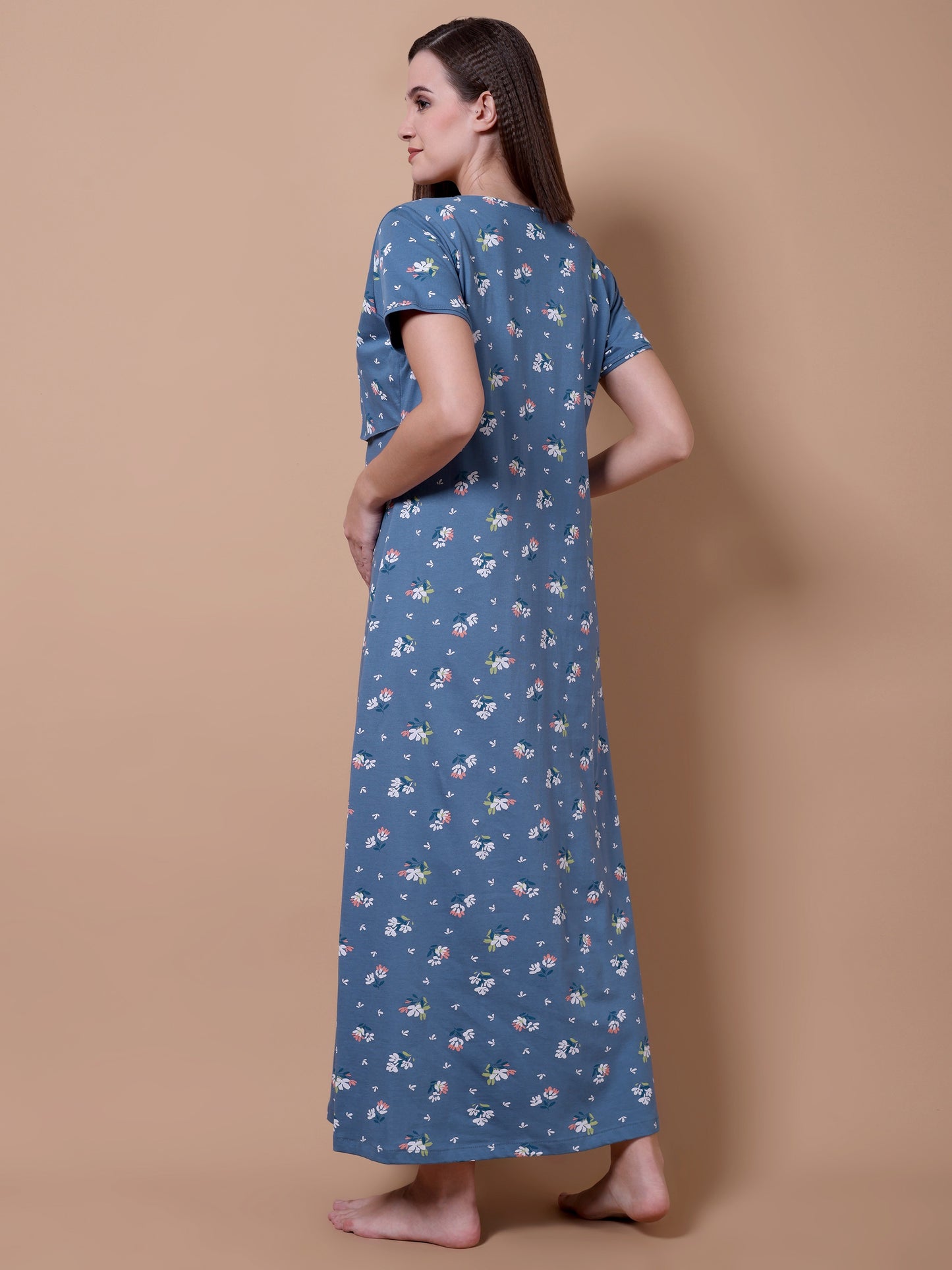 Blue Blossom Maternity and Lounge Nighty