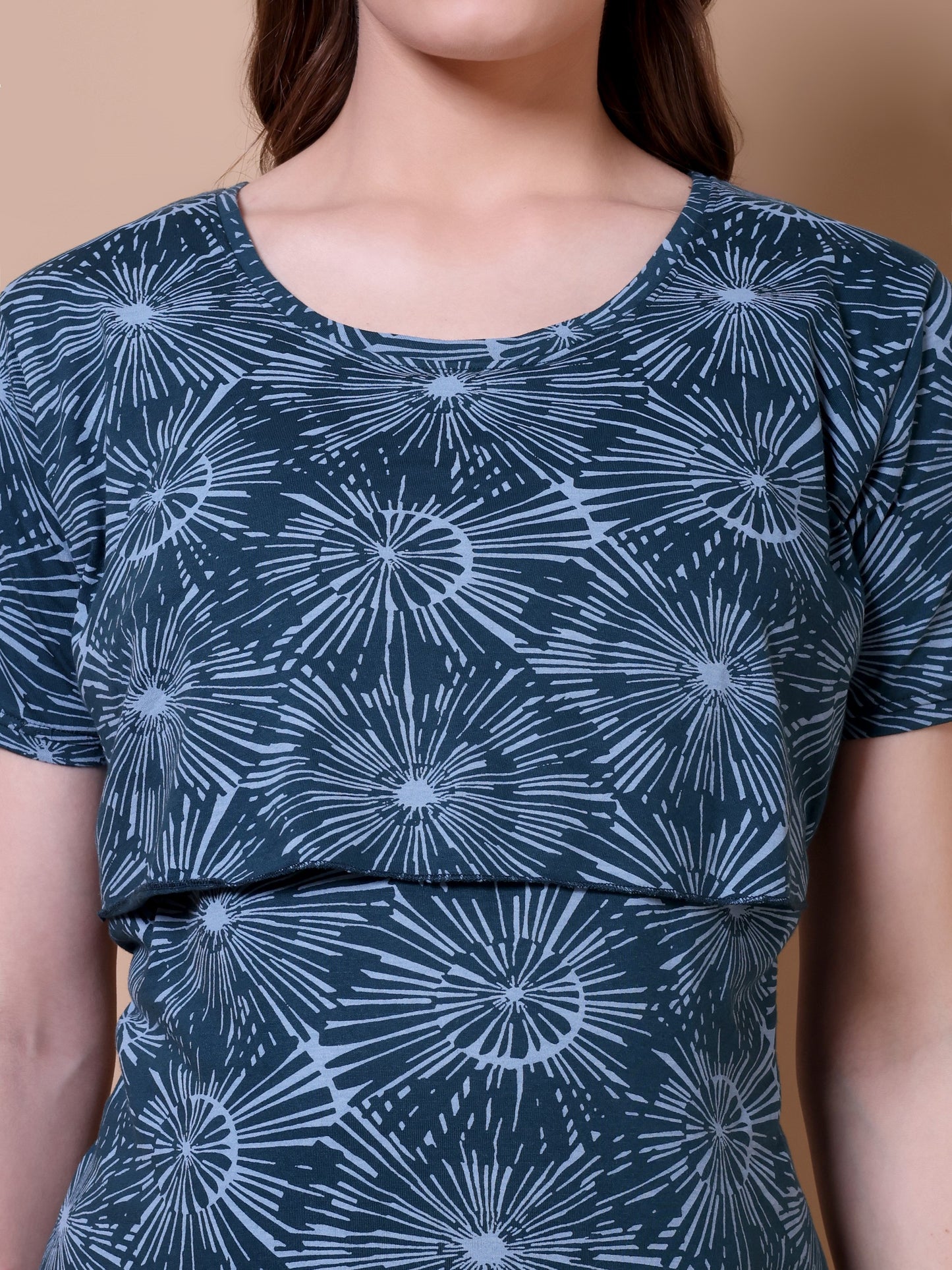 Starbust print Maternity and Lounge Nighty