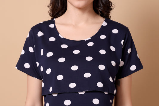 Navywood Maternity and Lounge Nighty