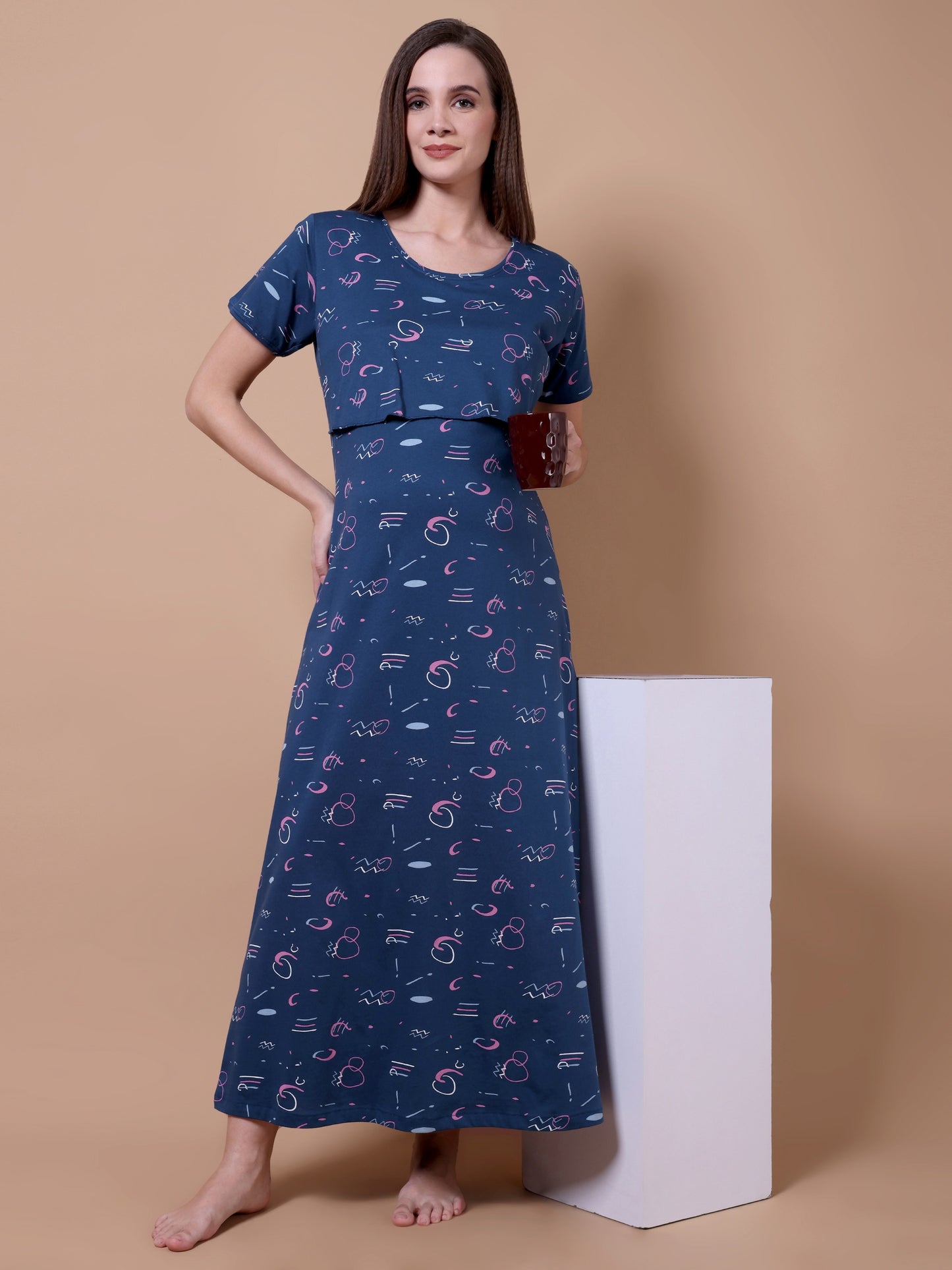 Rangrez Maternity and Lounge Nighty