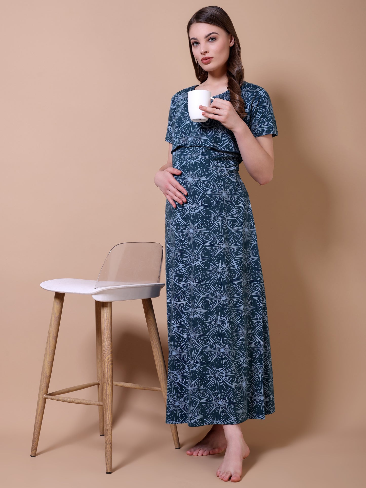 Starbust print Maternity and Lounge Nighty
