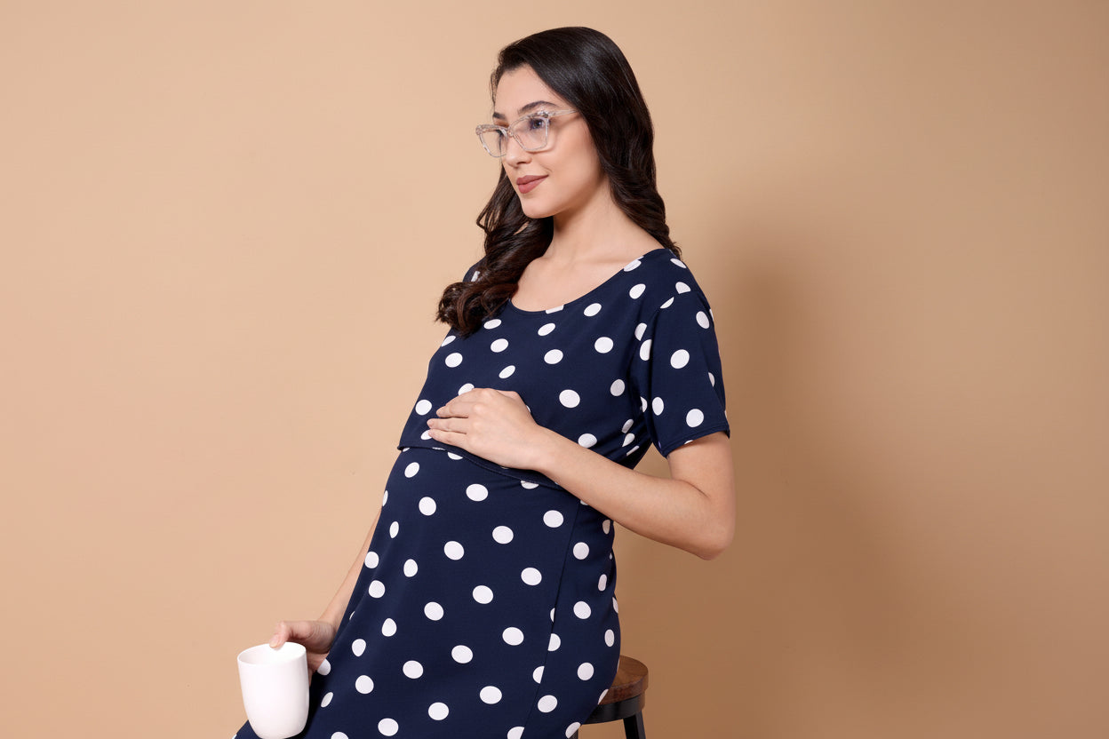 Navywood Maternity and Lounge Nighty