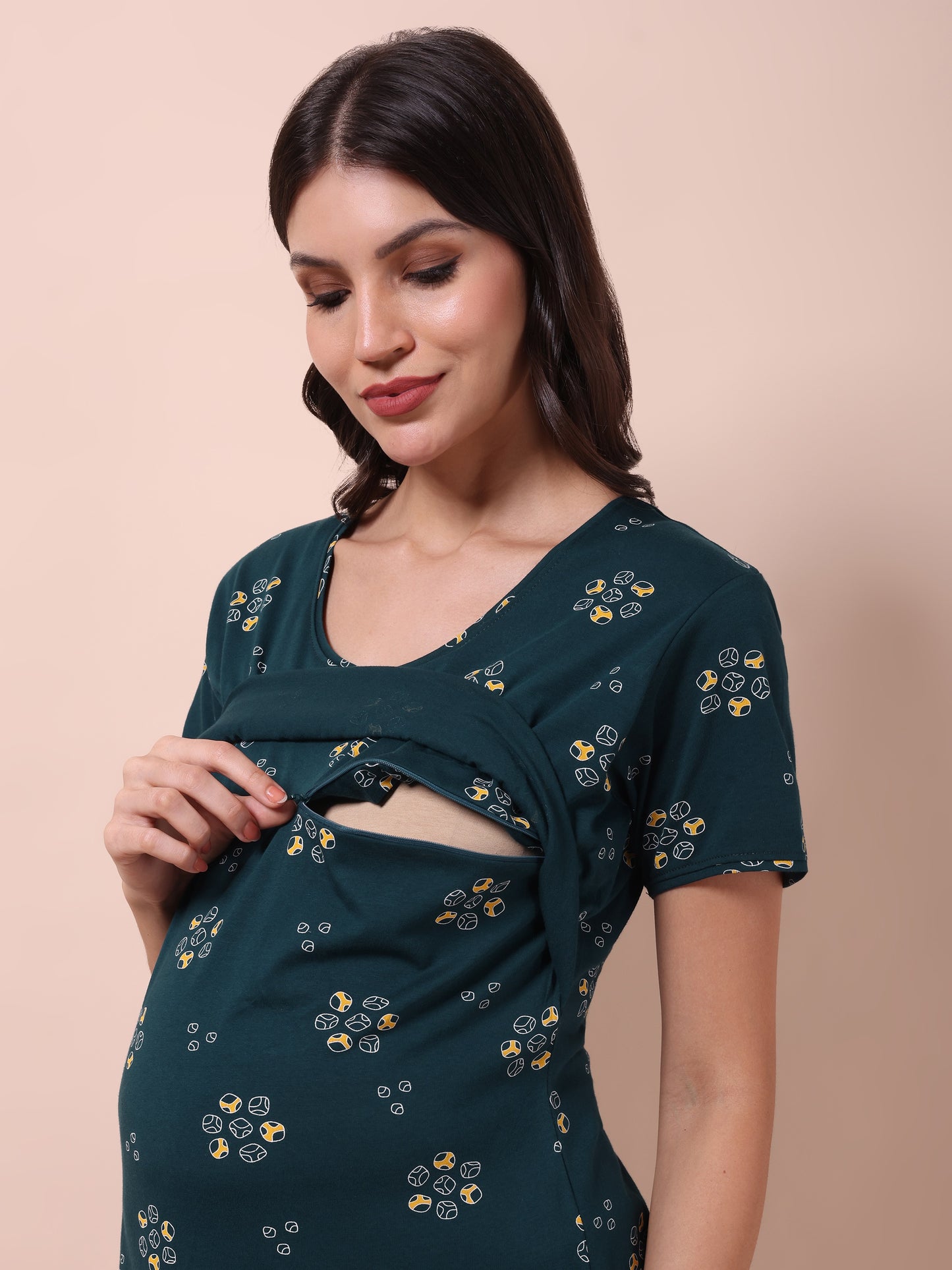 Harvest Green Maternity and Lounge Nighty