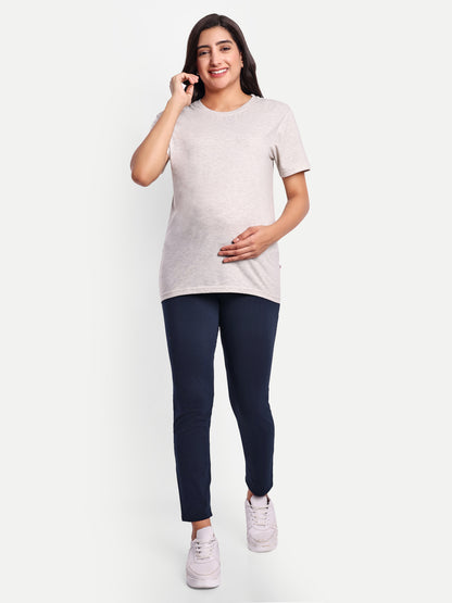 Maternity Comfy Pant Navy Blue - Adjustable waist