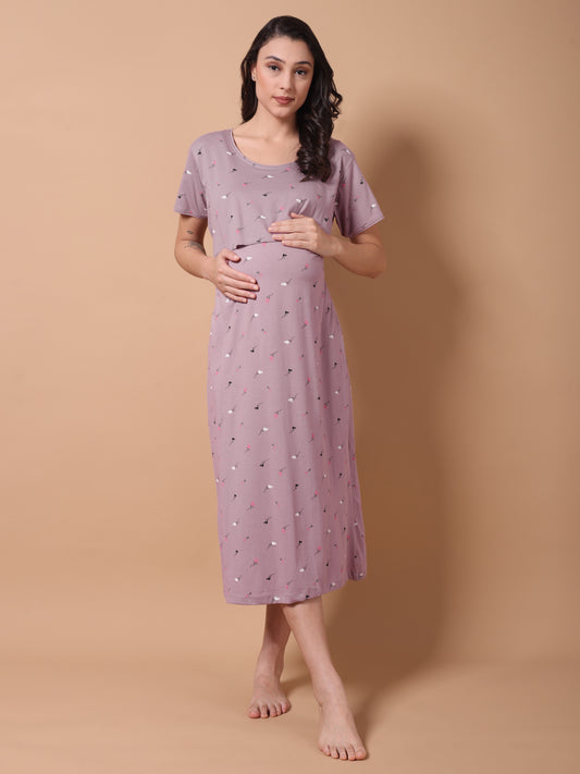 Petal shade Maternity and Lounge Nighty