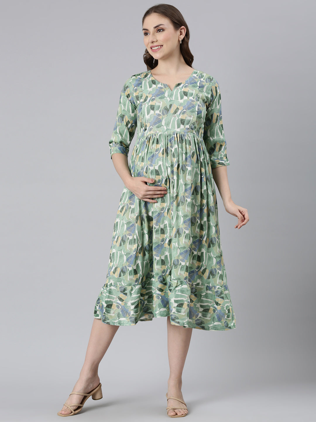 Seafom maternity and feeding dress