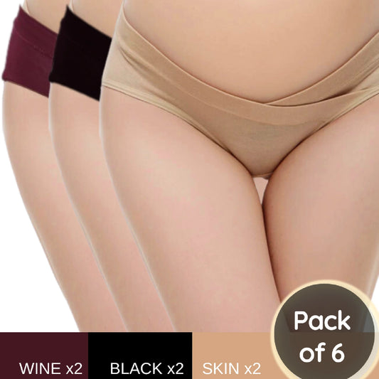 Pack of 6 Maternity Panties