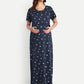 Floral navy Maternity and Lounge Nighty