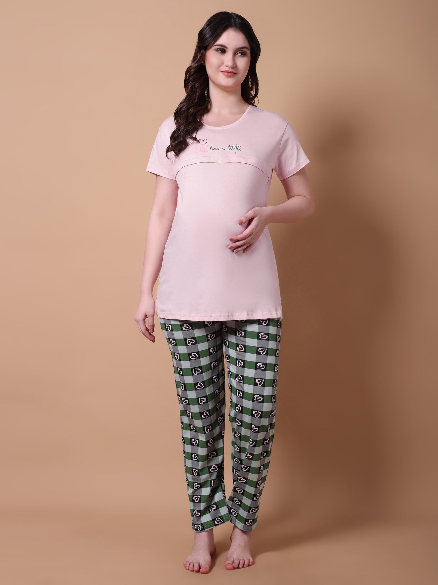 Just a little maternity & nursing lounge night suit