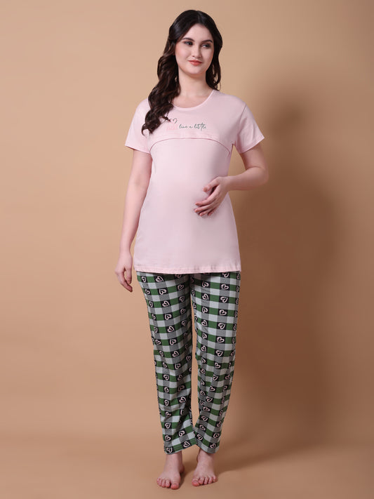 Just a little maternity & nursing lounge night suit