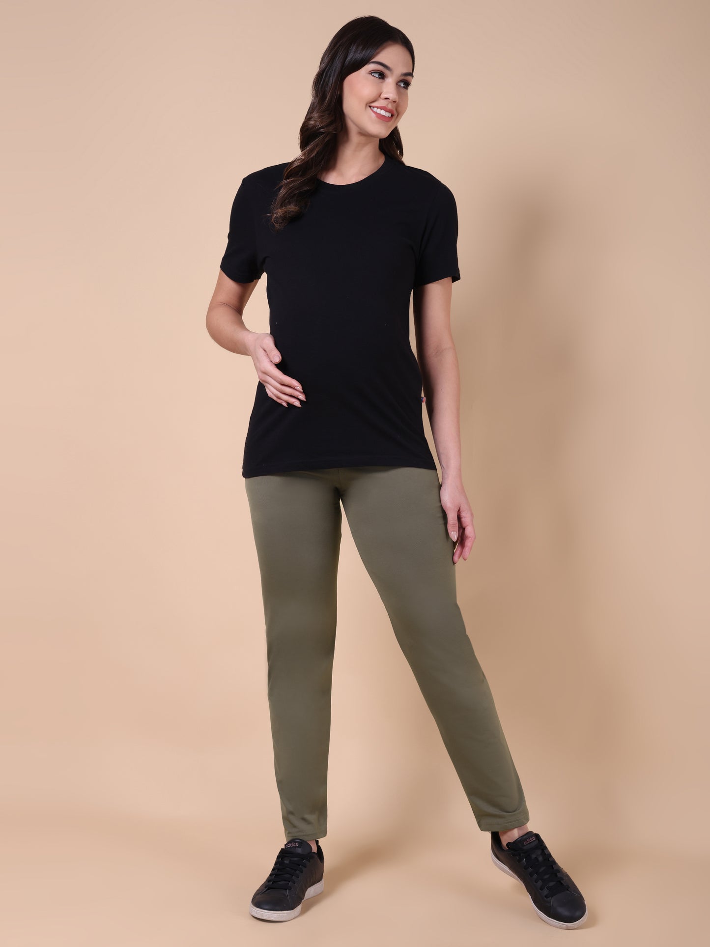 Maternity Comfy Pant - Adjustable waist Green