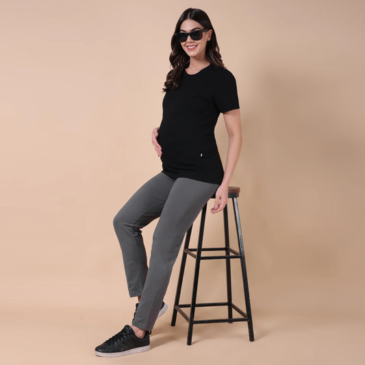 Maternity Comfy Pant - Adjustable waist - Grey