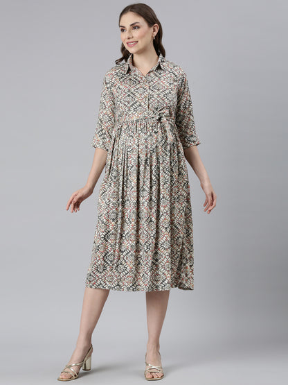 Muse maternity and feeding dress