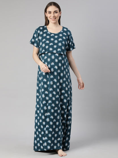 Jade Blue Maternity and Lounge Nighty