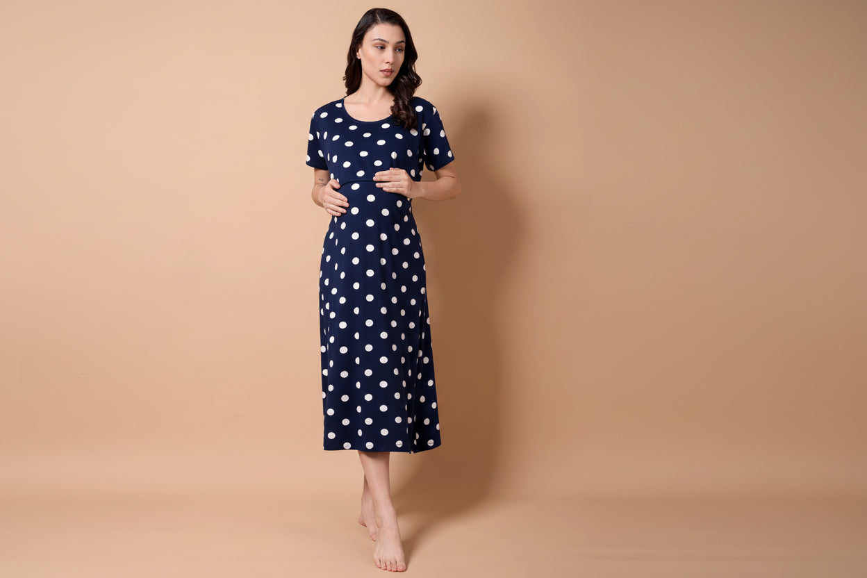 Navywood Maternity and Lounge Nighty