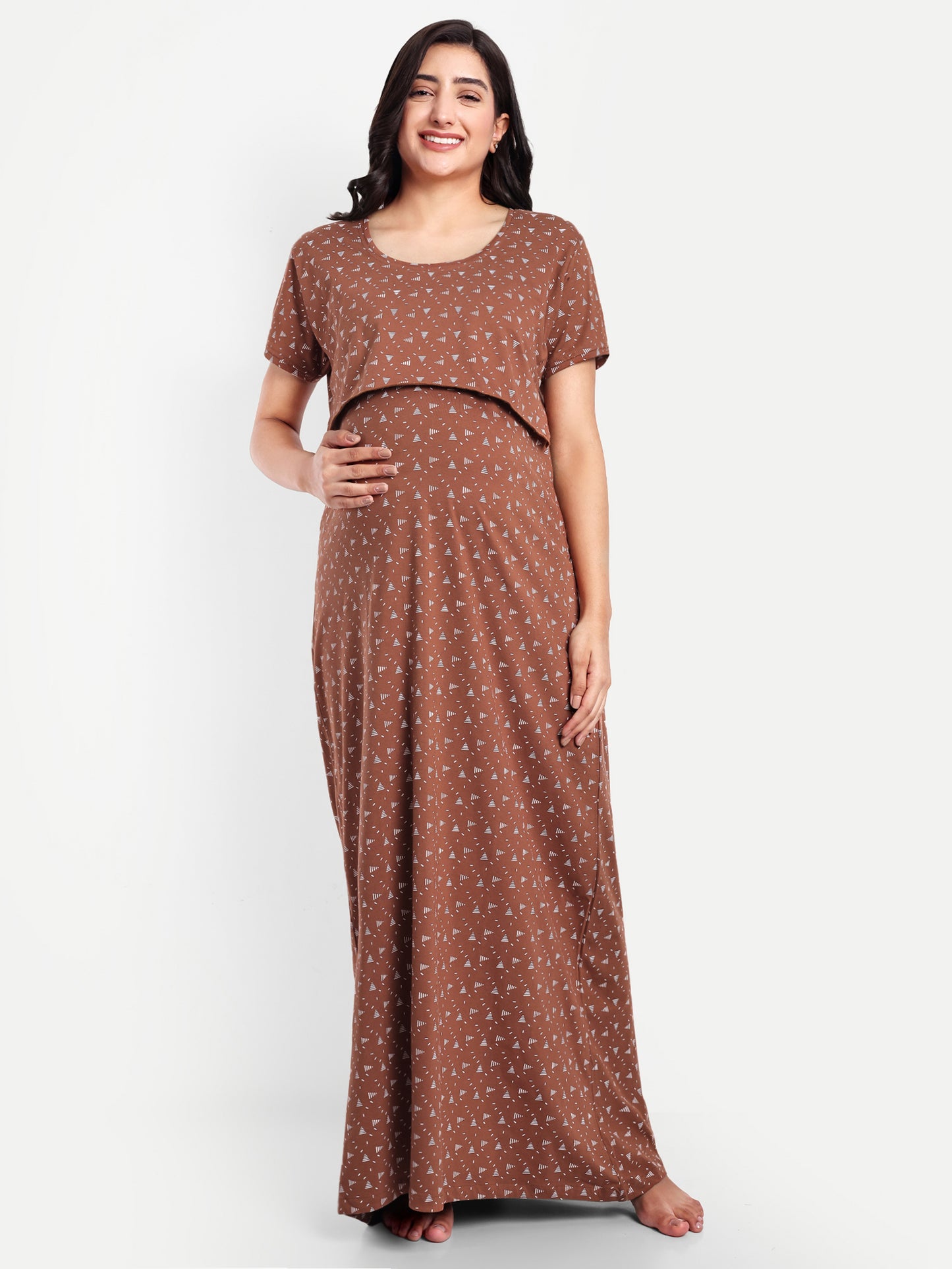 Rust orange Maternity and Lounge Nighty