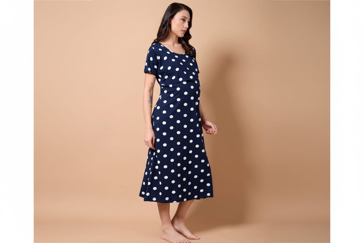 Navywood Maternity and Lounge Nighty