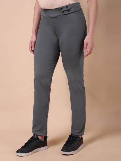 Maternity Comfy Pant - Adjustable waist Grey