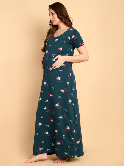 Precious Blue Maternity and Lounge Nighty