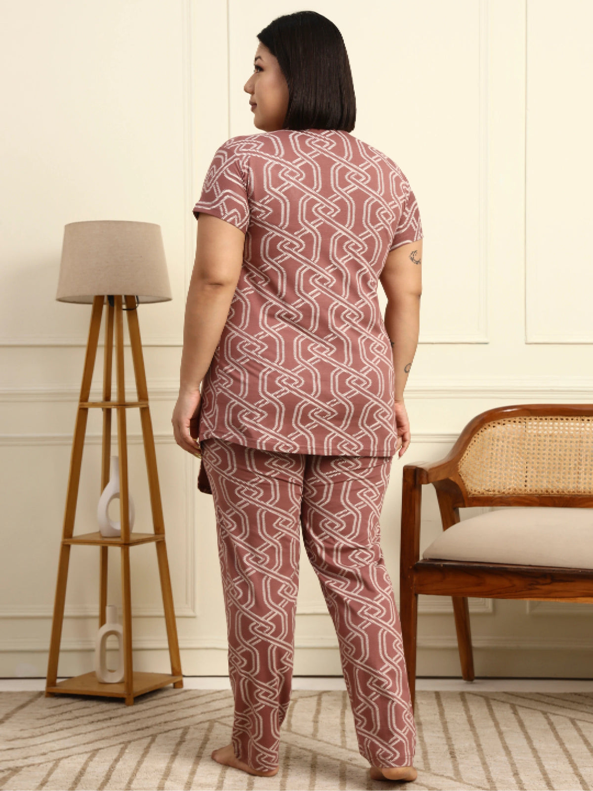 Speckled print Maternity Lounge Suit
