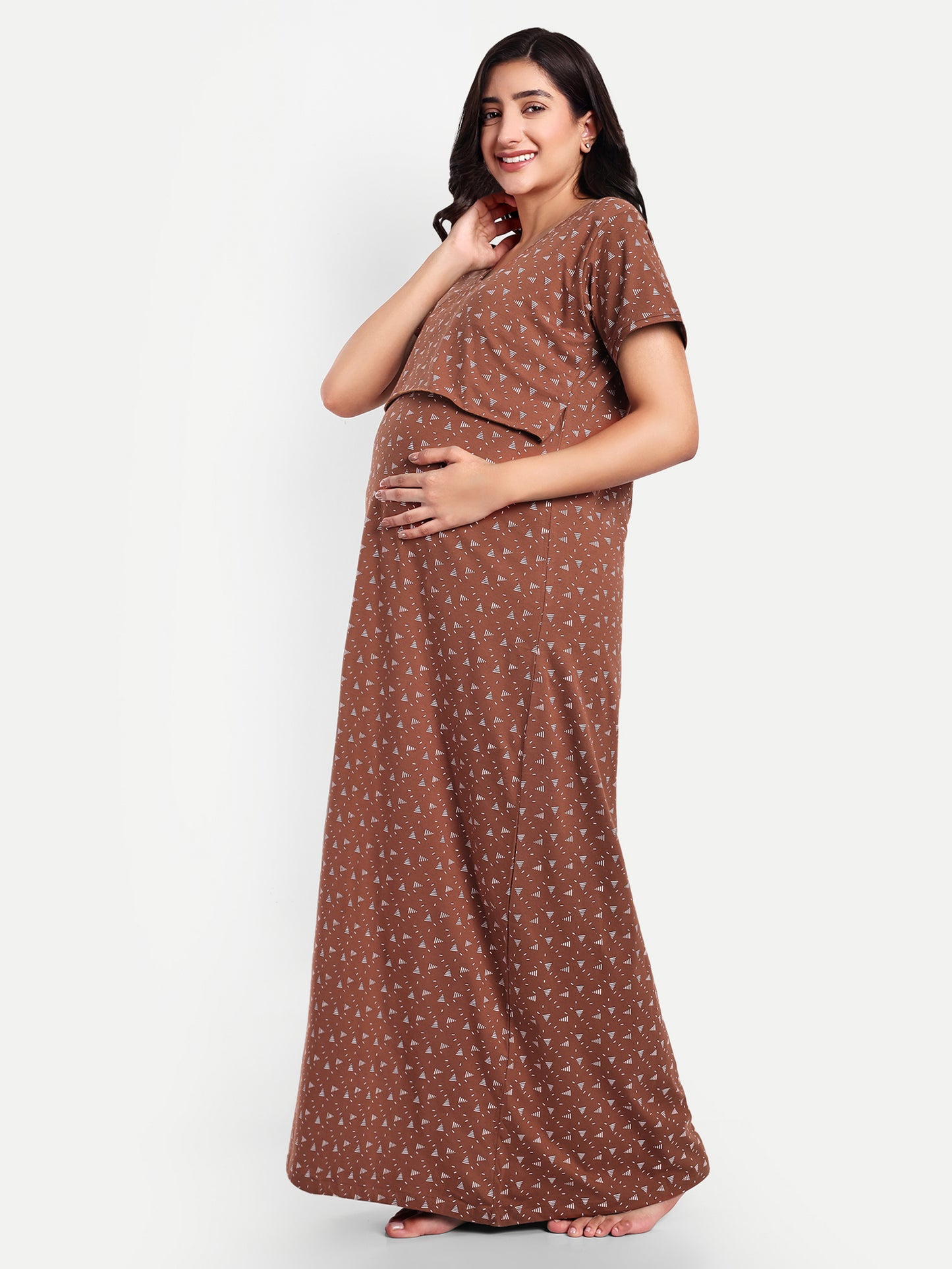 Rust orange Maternity and Lounge Nighty