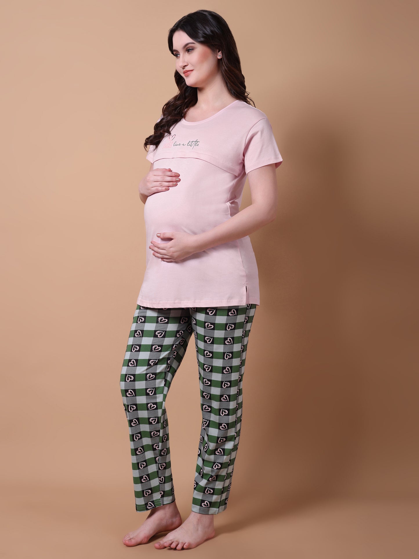Just a little maternity & nursing lounge night suit