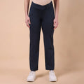 Maternity Comfy Straight Pant - Adjustable waist - Navy
