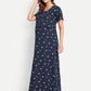 Floral navy Maternity and Lounge Nighty