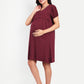 Blooming Maternity and Nursing lounge Short Nighty