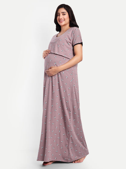 Dusk rose Maternity and Lounge Nighty