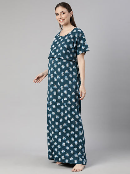 Jade Blue Maternity and Lounge Nighty