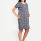 Grey Attire Maternity and Nursing lounge Short Nighty