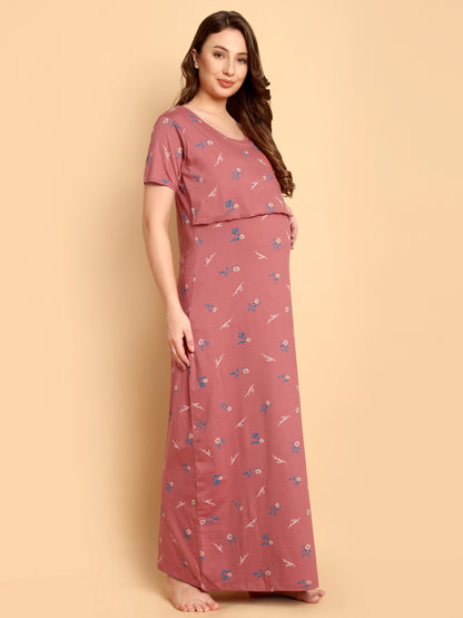 Coral Love Maternity and Lounge Nighty