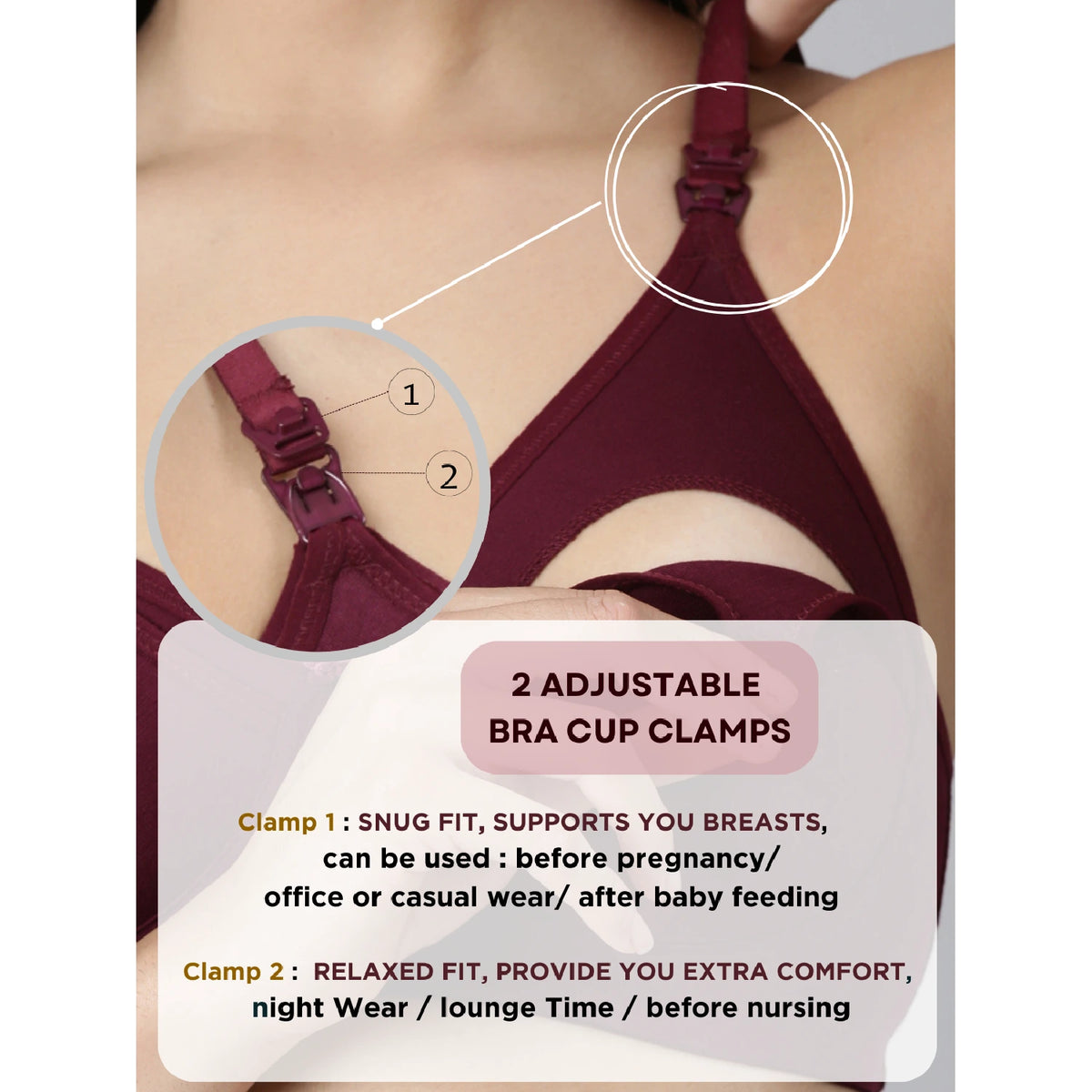 2-pack Maternity & Nursing Bra (non-Padded)
