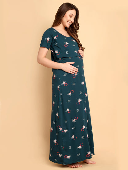 Precious Blue Maternity and Lounge Nighty