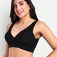 Maternity Lounge Bamboo Bra  ( removable cups ) Black