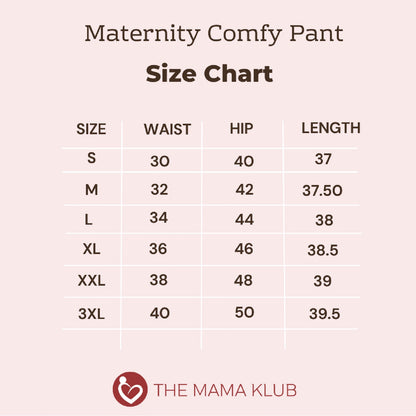 Maternity Comfy Pant - Adjustable waist - Black