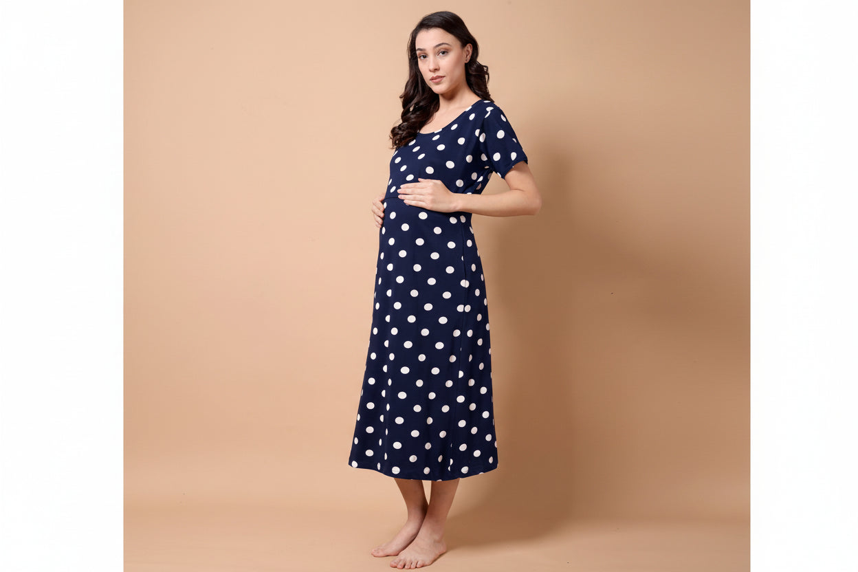 Navywood Maternity and Lounge Nighty