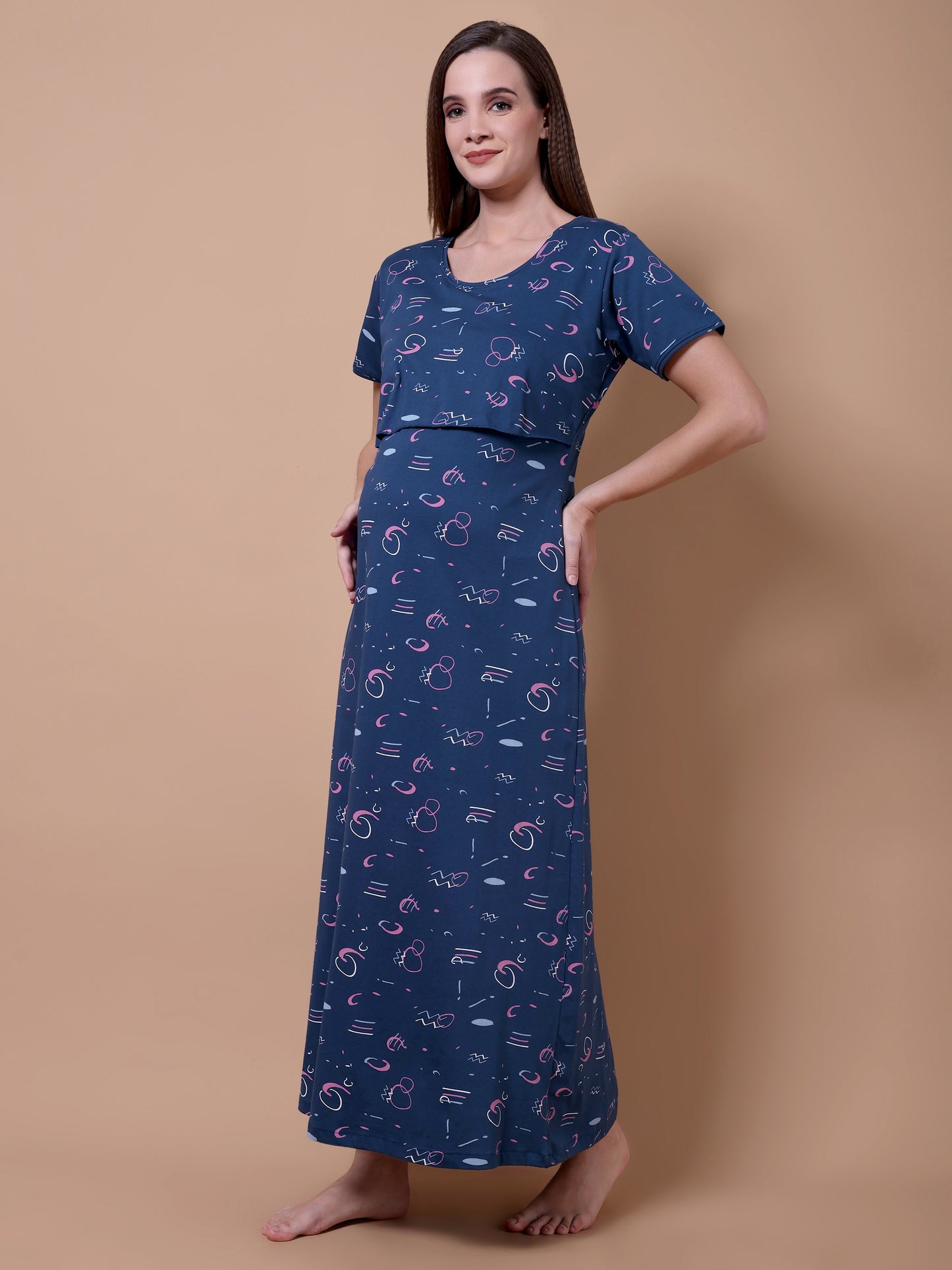 Rangrez Maternity and Lounge Nighty