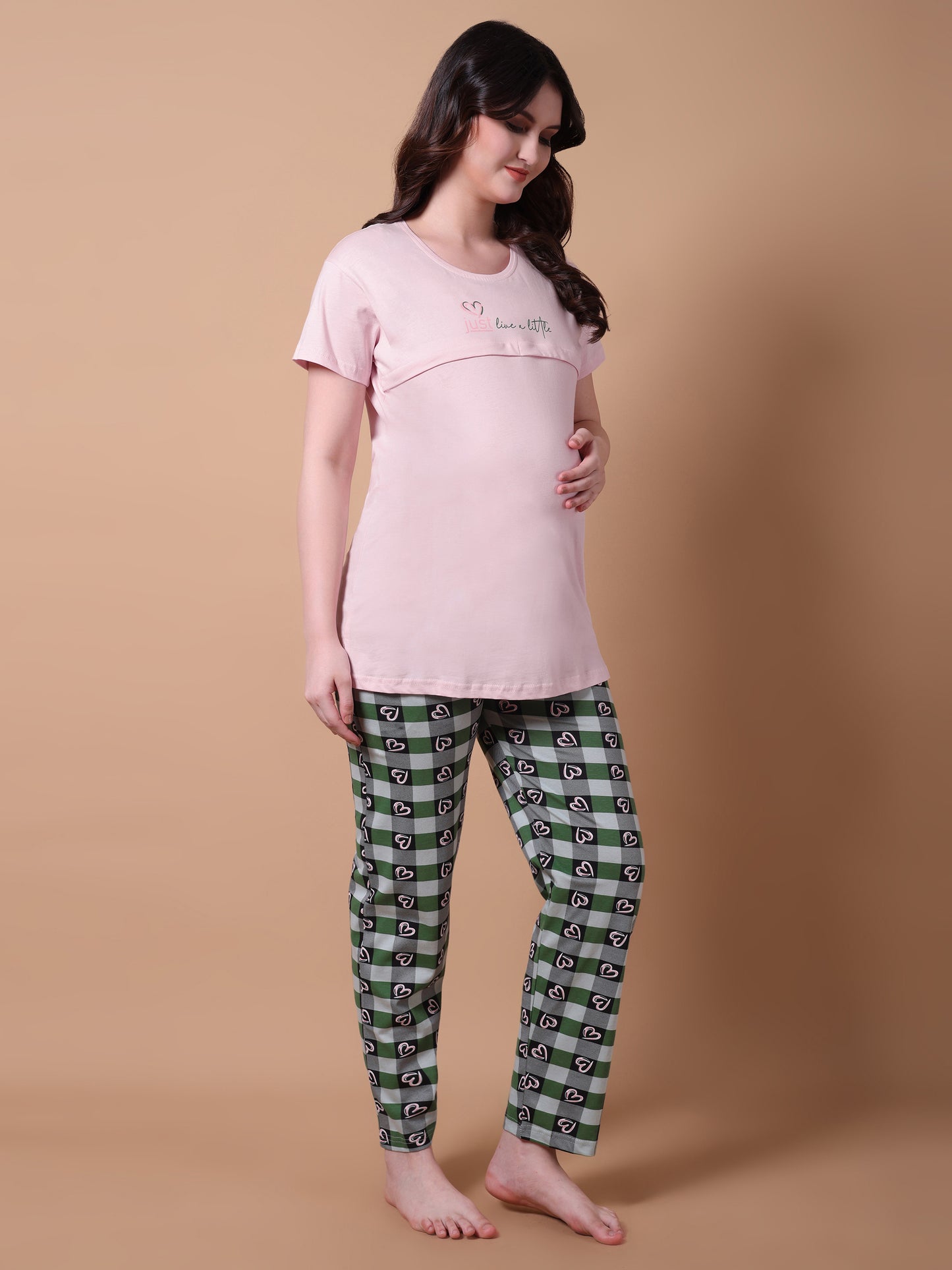 Just a little maternity & nursing lounge night suit