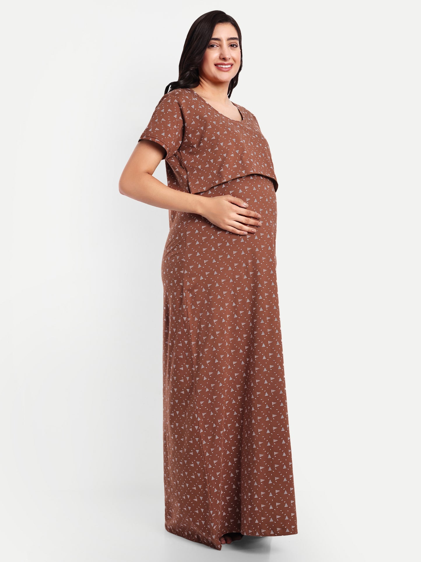 Rust orange Maternity and Lounge Nighty