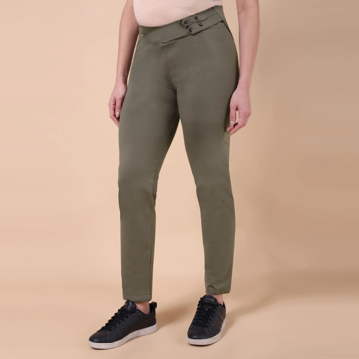 Maternity Comfy Pant - Adjustable waist - Green