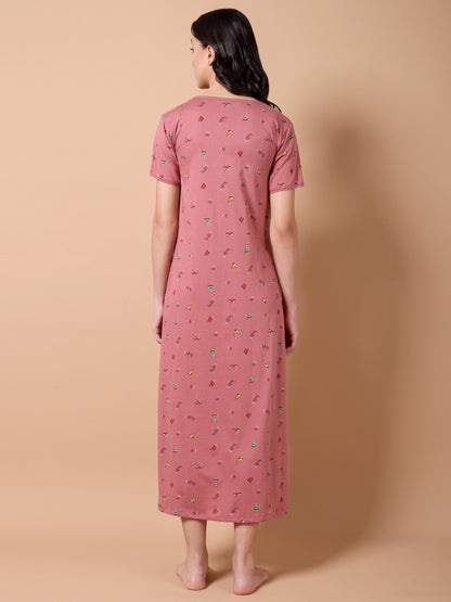 Peach Hello Maternity and Lounge Nighty
