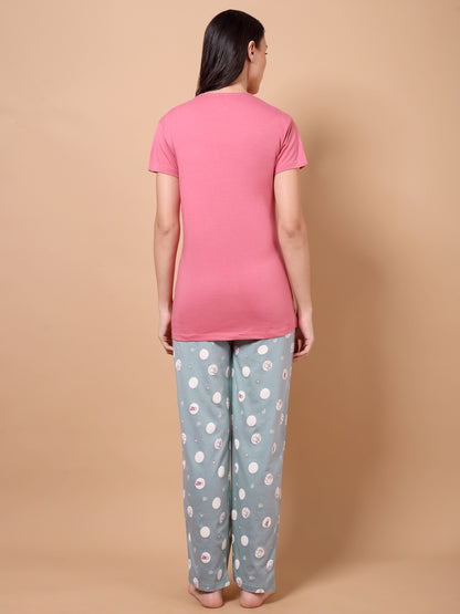 Start fresh maternity & nursing lounge night suit