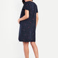 Navy Sprinkle Maternity and Nursing lounge Short Nighty