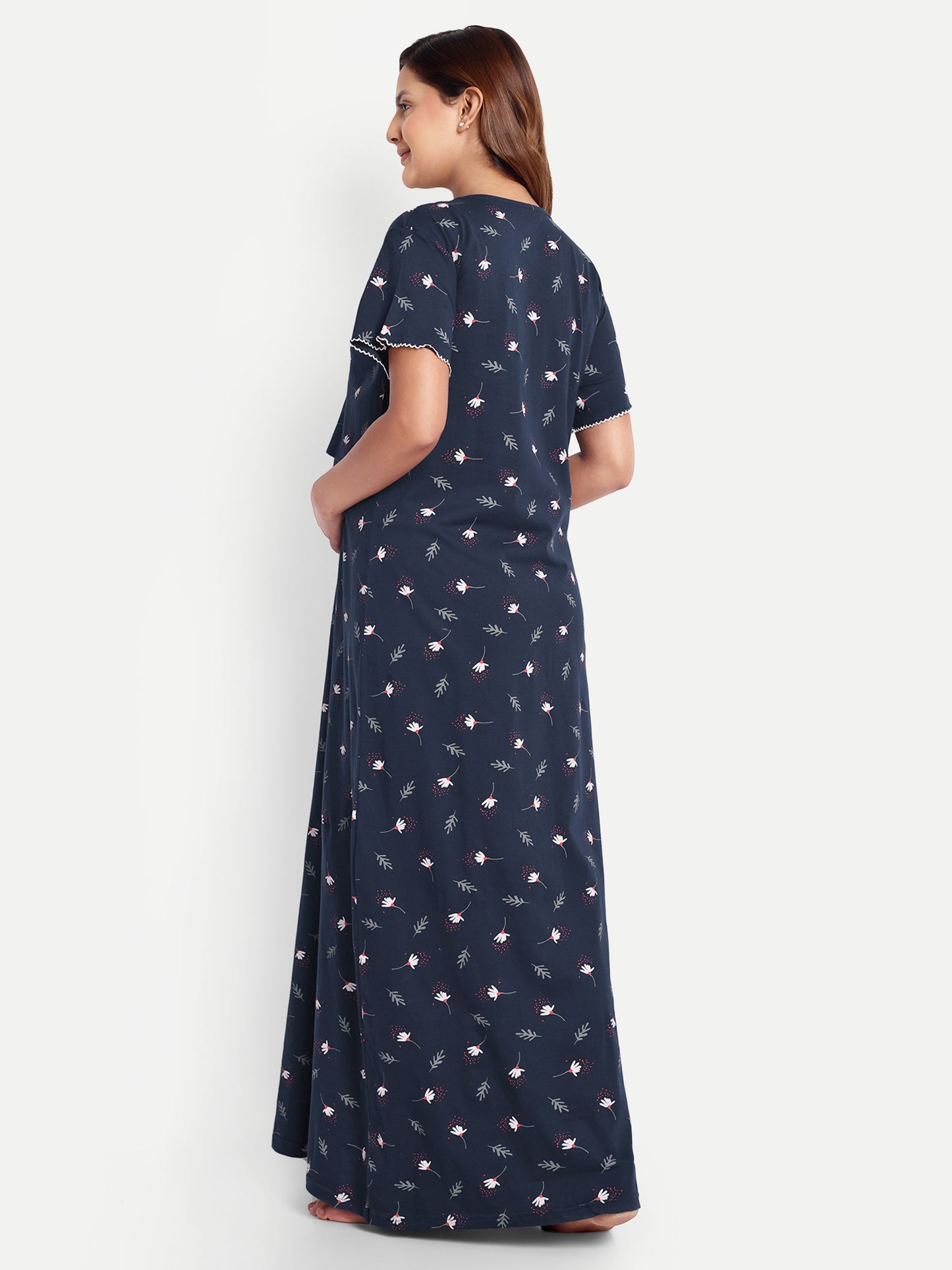 Floral navy Maternity and Lounge Nighty